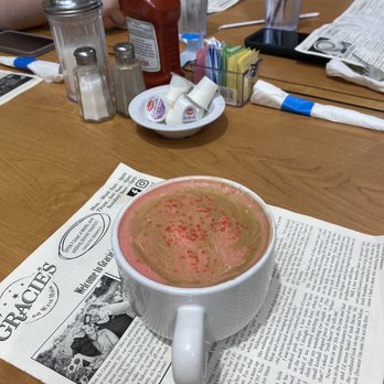 Gracie's On West Main - Red Velvet latte - Breakfast & Brunch Near Me - Leola, Pennsylvania Gracie's On West Main - Red Velvet latte - Breakfast & Brunch Near Me - Leola, Pennsylvania