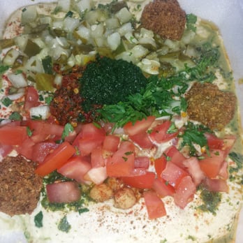 Falafel Stop - Hummus plate - Falafel Near Me - Sunnyvale, California