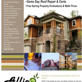 Slide of Allied Roofing and Contracting