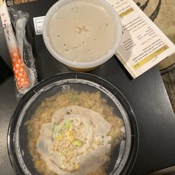Poke Zone - Fried rice and soup