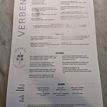 Verbena Food & Drink - Food menu - Cocktail Bars Near Me - Austin, Texas Verbena Food & Drink - Food menu - Cocktail Bars Near Me - Austin, Texas