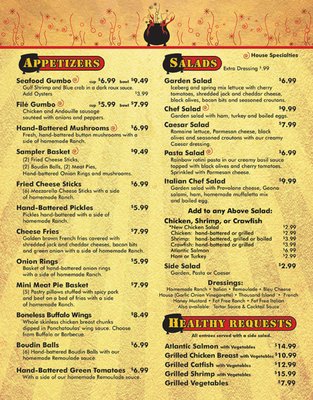 Menu photo 4 Ponchatoulas Ruston, LA