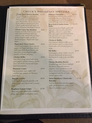 Menu photo 8 Chuck's Southern Comforts Cafe Darien, IL