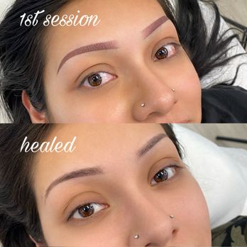Glamorized Studio - Transformation - Her brow journey ! - Permanent Makeup Near Me - South El Monte, California Glamorized Studio - Transformation - Her brow journey ! - Permanent Makeup Near Me - South El Monte, California