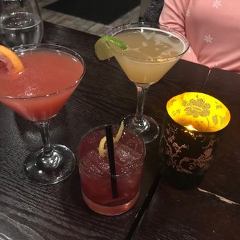 Giuseppe's Pizzeria Bistro - Signature cocktails: Blood orange cosmo, Pomegranate social and Plaza Peartini. - Pizza Near Me - Greenville, Rhode Island Giuseppe's Pizzeria Bistro - Signature cocktails: Blood orange cosmo, Pomegranate social and Plaza Peartini. - Pizza Near Me - Greenville, Rhode Island
