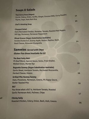 Menu photo 8 Parkside Public House Indianapolis, IN