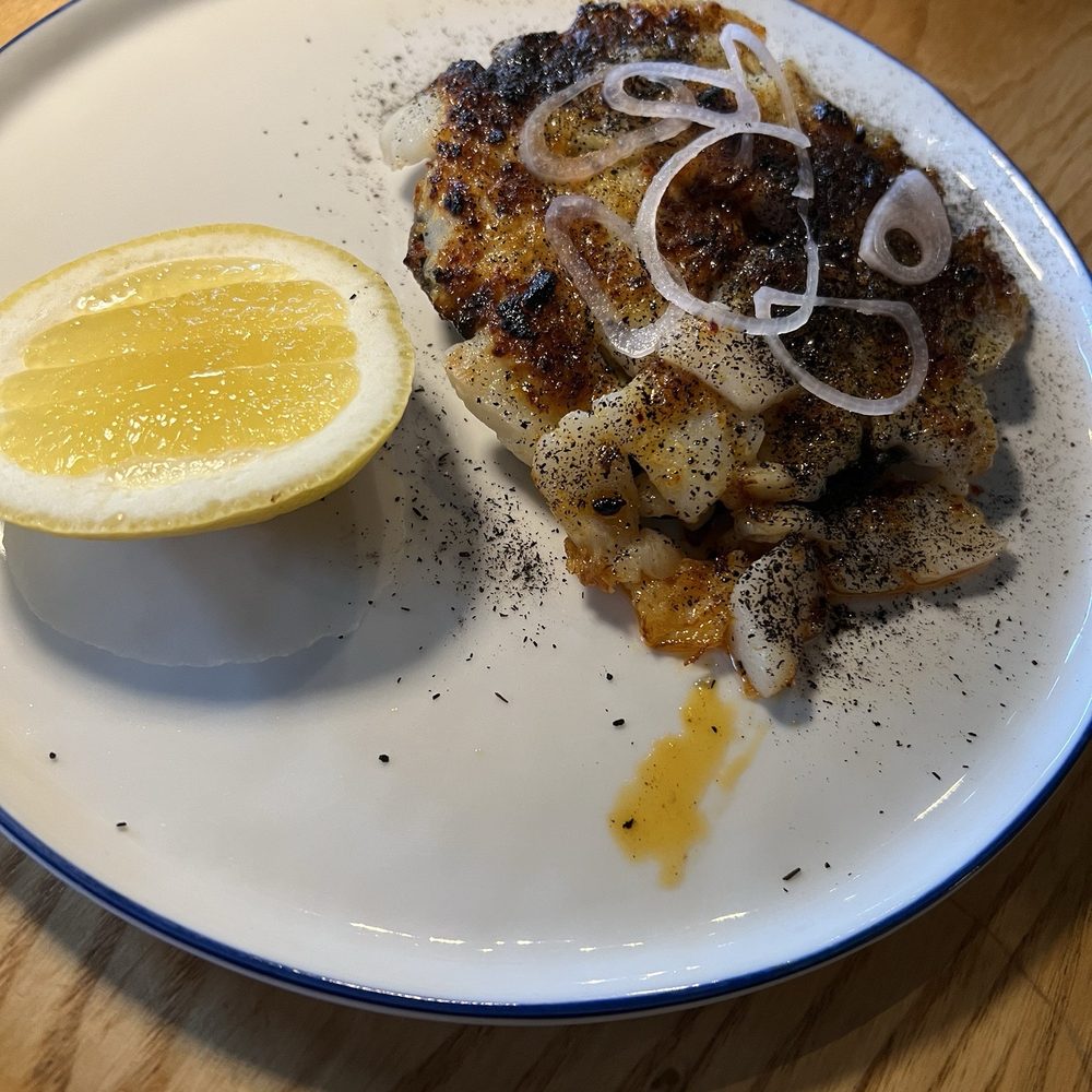 Scallop tostada Scallop tostada