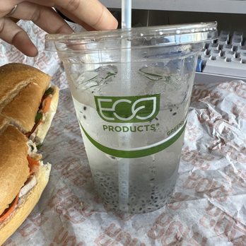 Nom Nom Banh Mi - Basil Seed Drink - Vietnamese Near Me - Berkeley, California