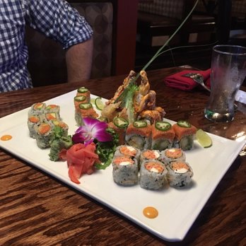 Ichiban - 4 rolls, 2 of the larger ones in the back: Superman & King Roll and 2 of the smaller ones up front Snow crab & Mexican. - Sushi Bars Near Me - Columbus, Ohio