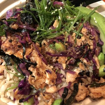 Green Tomato Grill - Miso Salmon bowl - New American Near Me - Brea, California Green Tomato Grill - Miso Salmon bowl - New American Near Me - Brea, California