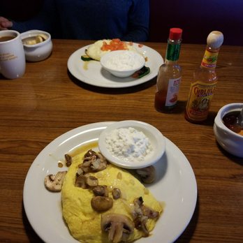 Denny's - Mushroom omelette with cottage cheese - Breakfast & Brunch Near Me - Peoria, Arizona