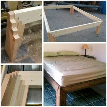 The Wood Work Shop - Bed design I copied from something I saw on youtube - Specialty Schools Near Me - Corona, California The Wood Work Shop - Bed design I copied from something I saw on youtube - Specialty Schools Near Me - Corona, California