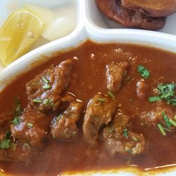 Bonani Take Out Indian Kitchen - Lamb curry excellent came w parata.