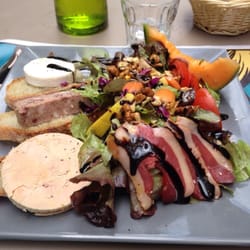 Café l'Arrosoir - Salade canard chèvre