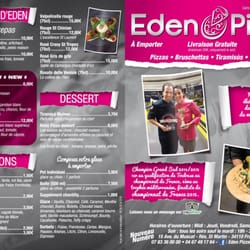 Eden Pizza - La carte