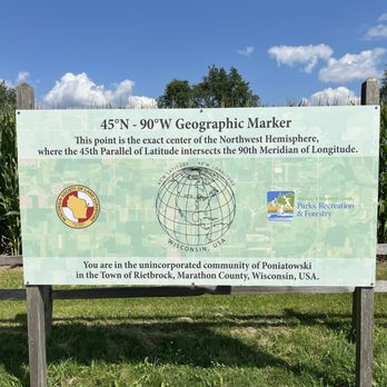 45 x 90 Geographical Marker - Parks Near Me - Athens, Wisconsin