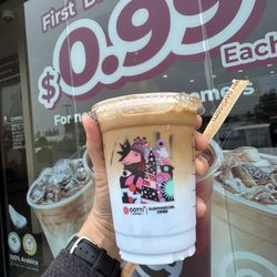 Cotti Coffee - Blue pampas coconut latte