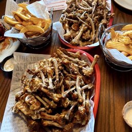 You see chicken wings bones, I see accomplishment. You see chicken wings bones, I see accomplishment.