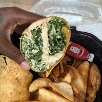 Breaker Breaker - Chicken Caesar Wrap - Seafood Near Me - Atlanta, Georgia Breaker Breaker - Chicken Caesar Wrap - Seafood Near Me - Atlanta, Georgia
