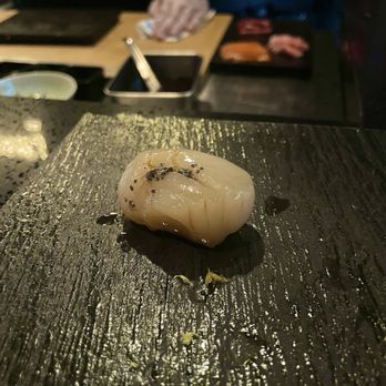 Sushi by Bou- Fulton Market Chicago @ Emily Hotel - Hotate - Scallop - Sushi Bars Near Me - Chicago, Illinois