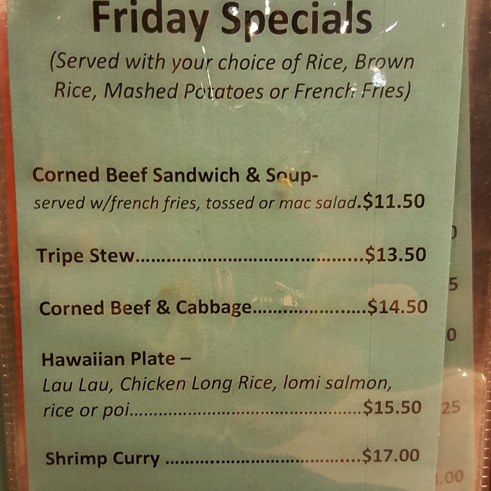 Eagle Cafe - Friday specials - Breakfast & Brunch Near Me - Honolulu, Hawaii Eagle Cafe - Friday specials - Breakfast & Brunch Near Me - Honolulu, Hawaii