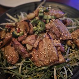 Pork Belly with Green Onions