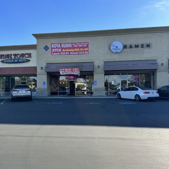 Koya Sushi - Outside opening sign - Sushi Bars Near Me - Norco, California Koya Sushi - Outside opening sign - Sushi Bars Near Me - Norco, California