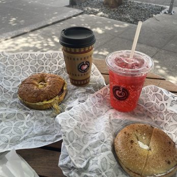Cherry Street Coffee House - Breakfast date out on the picnic tables! - Coffee & Tea Near Me - Seattle, Washington Cherry Street Coffee House - Breakfast date out on the picnic tables! - Coffee & Tea Near Me - Seattle, Washington