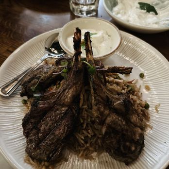 Ammatoli - Ouzi LAMB CHOPS - Mediterranean Near Me - Long Beach, California