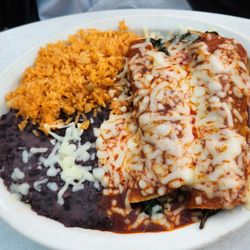 Querétaro - Spinach Enchiladas
