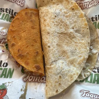 Taqueria Tomateros - Quesobirria taco and a carne asada quesadilla - Mexican Near Me - Riverside, California Taqueria Tomateros - Quesobirria taco and a carne asada quesadilla - Mexican Near Me - Riverside, California