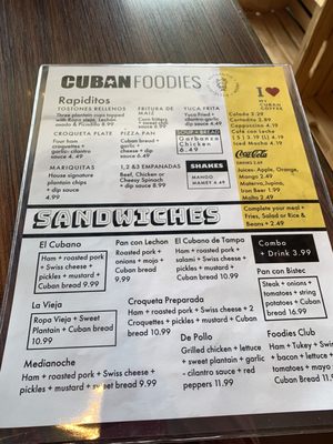 Menu photo 7 Cuban Foodies Tampa, FL