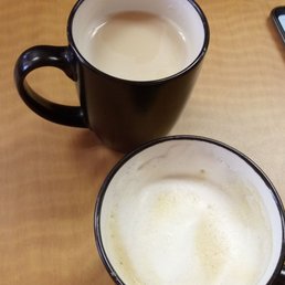 Latte and tea