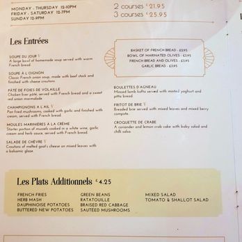 Rustique - French Near Me - York, YOR
