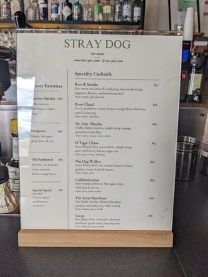 Menu photo 1 Stray Dog San Francisco, CA Menu photo 1 Stray Dog San Francisco, CA