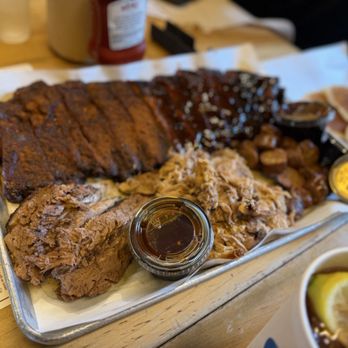 Martin's Bar-B-Que Joint - Another angle of the platter - Barbeque Near Me - Nashville, Tennessee Martin's Bar-B-Que Joint - Another angle of the platter - Barbeque Near Me - Nashville, Tennessee