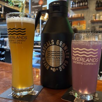 Riverlands Brewing Company - Kayak Pils and Lavender Lemonade Seltzer (also featured in the Growler for at home consumption). Absolutely scrumptious! - Breweries Near Me - St. Charles, Illinois Riverlands Brewing Company - Kayak Pils and Lavender Lemonade Seltzer (also featured in the Growler for at home consumption). Absolutely scrumptious! - Breweries Near Me - St. Charles, Illinois