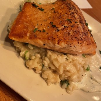 Rebel Dog Coffee Co. & Tavern PLAINVILLE - Seared Salmon with Risotto - Coffee & Tea Near Me - Plainville, Connecticut