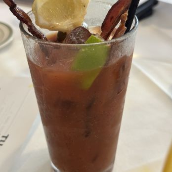 Tujague's Restaurant - Bloody Mary - bacon added on request. - Cajun/Creole Near Me - New Orleans, Louisiana