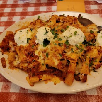 Buca di Beppo Italian Restaurant - Hearty baked rigatoni. - Italian Near Me - Universal City, California