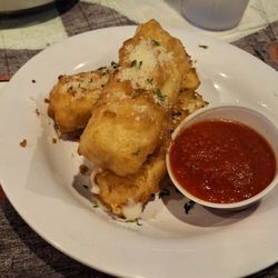 Bubba's Gourmet Burghers & Beer - Mozzarella sticks, minus one