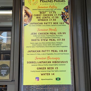 Peaches Patties - Menu - Caribbean Near Me - San Francisco, California Peaches Patties - Menu - Caribbean Near Me - San Francisco, California