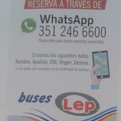 Buses Lep - Reservas por whatsapp