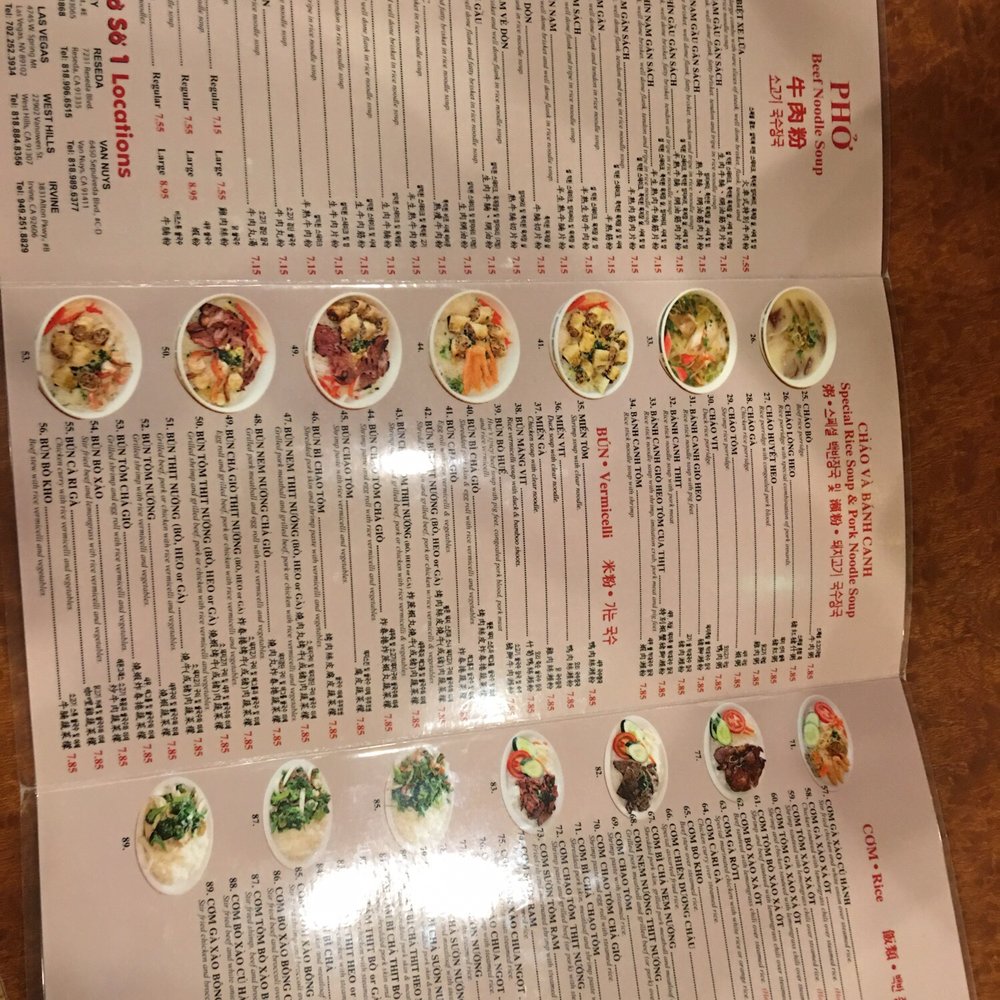Pho So 1 - Menu - Vietnamese Near Me - Simi Valley, California Pho So 1 - Menu - Vietnamese Near Me - Simi Valley, California