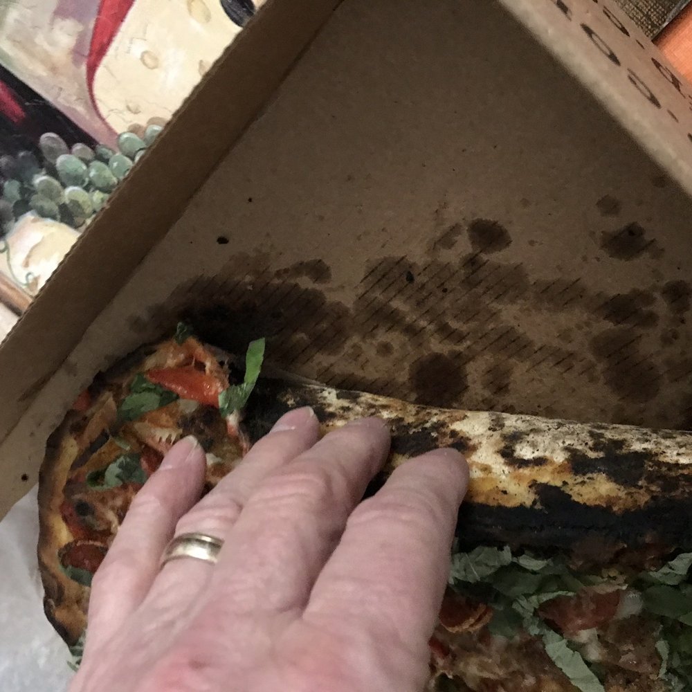 Anthony's Coal Fired Pizza & Wings - Pictures of the bottom of the pizza where it's burnt - Pizza Near Me - Boca Raton, Florida Anthony's Coal Fired Pizza & Wings - Pictures of the bottom of the pizza where it's burnt - Pizza Near Me - Boca Raton, Florida