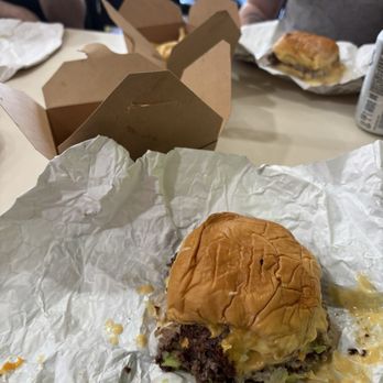 Burger Nerds - Classic Double. Overcooked rather than smashed - Burgers Near Me - Metairie, Louisiana Burger Nerds - Classic Double. Overcooked rather than smashed - Burgers Near Me - Metairie, Louisiana