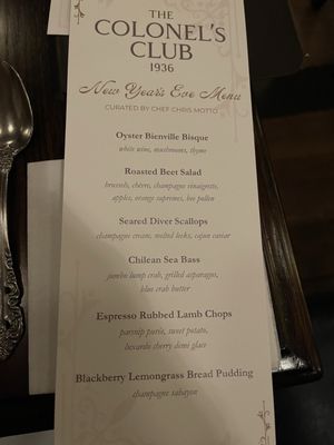 Menu photo 2 The Colonel’s Club Baton Rouge, LA