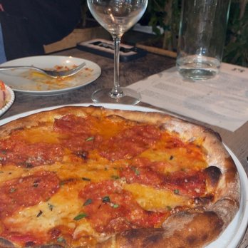 Marina - Calabrian salami pizza - Italian Near Me - Pasadena, California Marina - Calabrian salami pizza - Italian Near Me - Pasadena, California