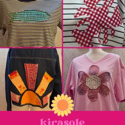 Salem NH Farmers Market - Upcycled thrifts from Kirasole Studio