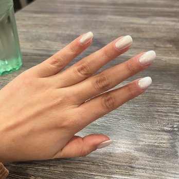 Hillcrest Nail Lounge - Manicure I got after asking for a glazed look - Nail Salons Near Me - San Diego, California